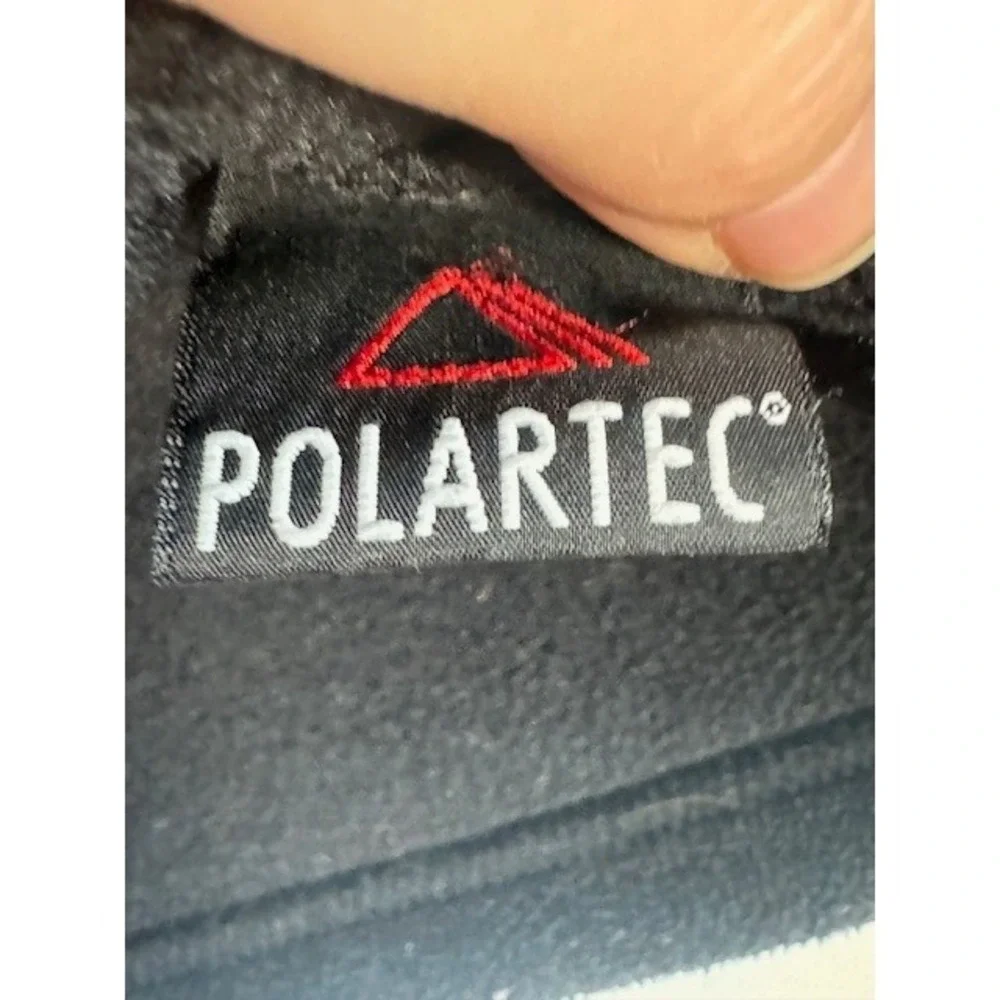 Cabelas Womens‎ Black Polartec Fleece Vest Full Zip Pockets Size S
